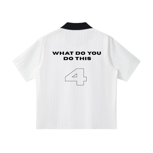 4DM Striped Jersey, White